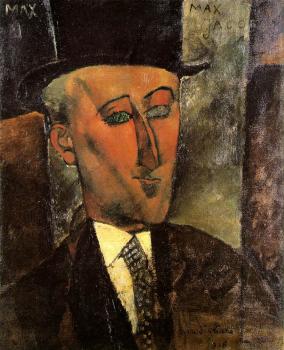 Amedeo Modigliani : Portrait of Max Jacob II